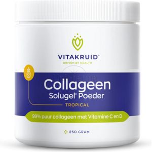 Vitakruid - Collageen Solugel - Poeder - Tropical - 250 gr