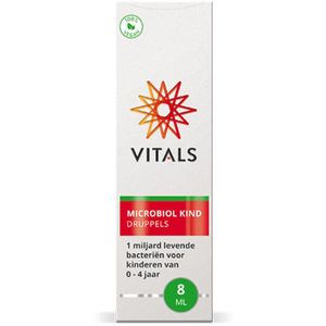 Vitals - Microbiol Kind 0-4 Jaar - Druppels - 8 ml - Probioticum