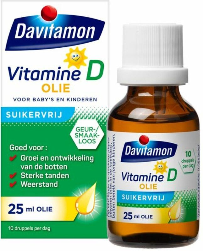Davitamon - Vitamine D Olie - 2 x 25 ml - Voordeelverpakking