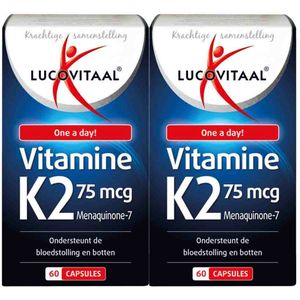 Lucovitaal - Vitamine K2 - 75 mcg - 60 Capsules