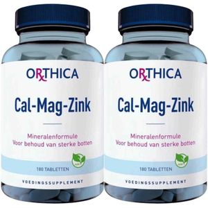 Orthica - Cal-Mag-Zink - Mineraalformule - 180 Tabletten