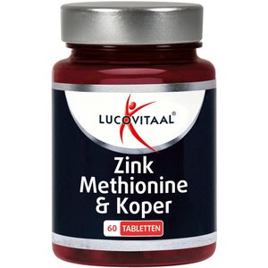 Lucovitaal - Zink Methionine & Koper - 2 x 60 Tabletten - Voordeelverpakking