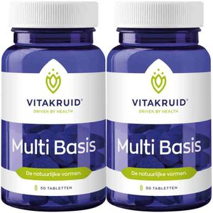 Vitakruid - Multi Basis - Multivitaminen - 30 Tabletten