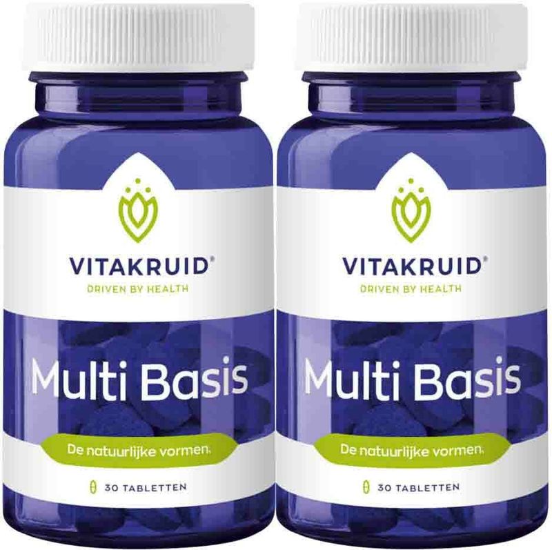 Vitakruid - Multi Basis - Multivitaminen - 30 Tabletten