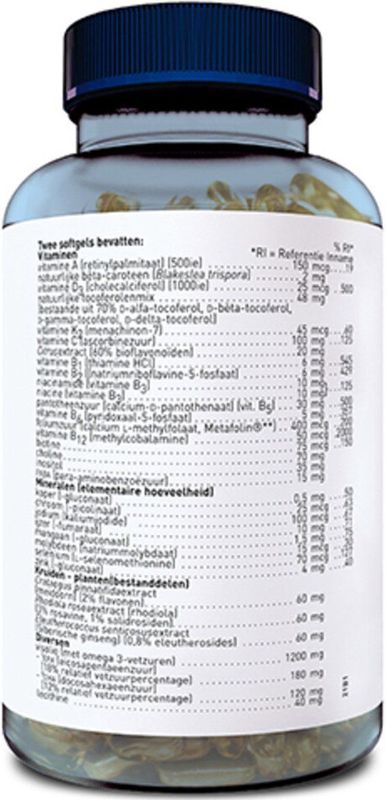 Orthica Multi 50+ - Softgels - 120 stuks