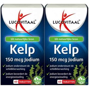 Lucovitaal - Pure Kelp - Tabletten - Groen/Bruin - Vegan