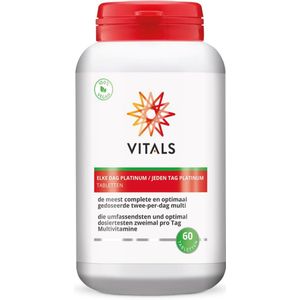 Vitals Elke Dag Platinum - Tabletten - Vegan - Compleet - Multi