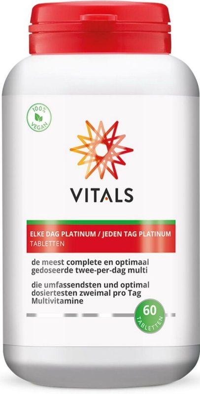 Vitals Elke Dag Platinum - Tabletten - Vegan - Compleet - Multi