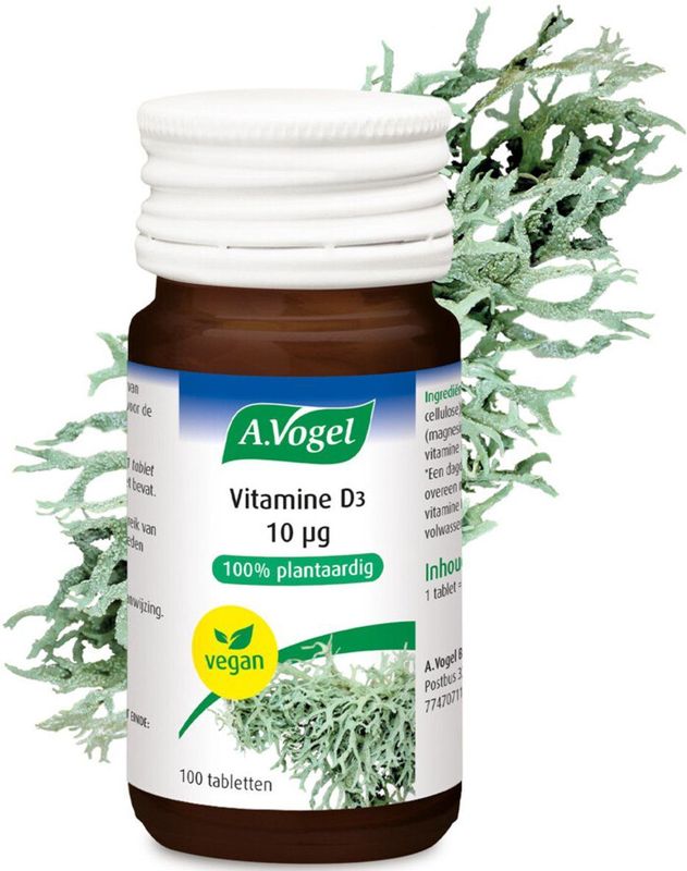A.Vogel - Vitamine D3 - 10 ug - 100 Tabletten