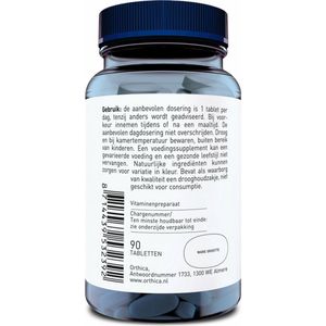 Orthica - B12-1000 SR - Voordeelverpakking - 2 x 90 Tabletten