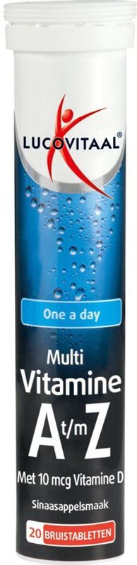 Lucovitaal - Multi A-Z - Bruistabletten - Sinaasappelsmaak - 20 Tabletten