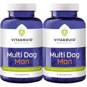 Vitakruid - Multi Dag Man - Multivitaminen - 90 Tabletten