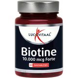 Lucovitaal - Biotine 10.000 mcg Forte - Zuigtabletten - Kersensmaak
