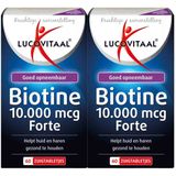 Lucovitaal - Biotine 10.000 mcg Forte - Zuigtabletten - Kersensmaak