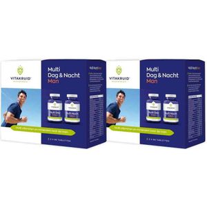 Vitakruid - Multi Dag Nacht Man - 180 Tabletten - Grootverpakking