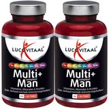 Lucovitaal - Multi + Compleet Man - Multivitaminen - 2 x 120 tabletten - Voordeelverpakking