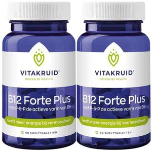 Vitakruid - B12 Forte Plus - 60 Tabletten - Voedingssupplement