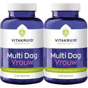 Vitakruid - Multi Dag Vrouw - 90 Tabletten - Multivitaminen