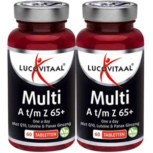 Lucovitaal - Multi A-Z 65+ - 60 Tabletten - Specifiek Voor Senioren