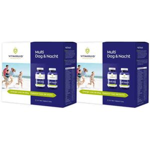 Vitakruid Multi Dag & Nacht - Voordeelverpakking - 2 x 2 x 90 Tabletten