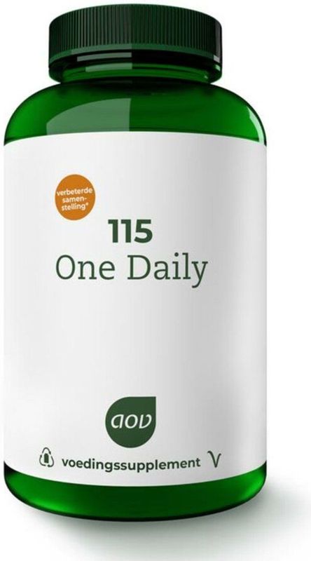 AOV - 115 One Daily - Multivitaminen - Grootverpakking 120 Tabletten