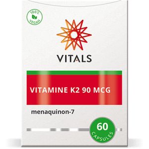 Vitals - Vitamine K2 - 90mcg - Menaquinon-7 - Vrij van Allergenen