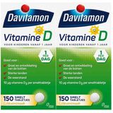 Davitamon - Vitamine D Kind - 2 x 150 Smelttabletten - Voordeelverpakking