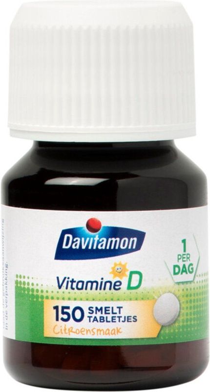 Davitamon - Vitamine D Kind - 2 x 150 Smelttabletten - Voordeelverpakking