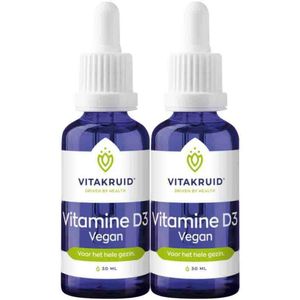 Vitakruid - Vitamine D3 - Druppels - Vegan - Glutenvrij - Lactosevrij