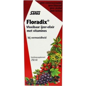 Floradix - Vloeibaar Ijzer-Elixer met Vitamines - 250 ml