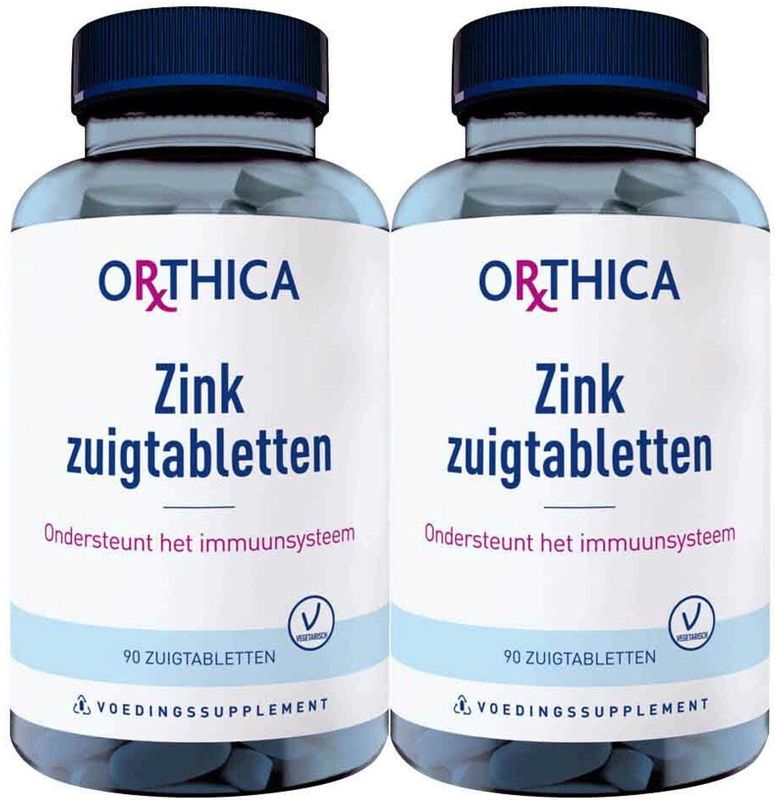 Orthica - Zink Zuigtabletten - Multivitaminen - Propolis en Vitamine C