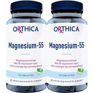 Orthica - Magnesium-55 - 120 Tabletten - Onderhoudsdosering