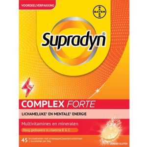 Supradyn - Complex Forte - Bruistabletten - 45 Stuks - Hooggedoseerde Multivitamines en Mineralen