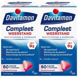 Davitamon - Compleet - Weerstand - Aardbeismaak - Vitamines en Mineralen