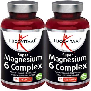 Lucovitaal - Magnesium Super 6 Complex - 90 Tabletten