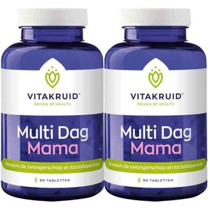 Vitakruid - Multi Dag Mama - Multivitaminen - 90 Tabletten