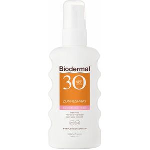 Biodermal - Zonnespray - Gevoelige Huid - SPF 30 - Parfumvrij