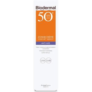 Biodermal - Zonnecrème Gezicht - SPF 50 - Anti Age - 50 ml
