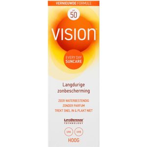 Vision - Every Day Sun - Zonnebrand - SPF 50 - Parfumvrij