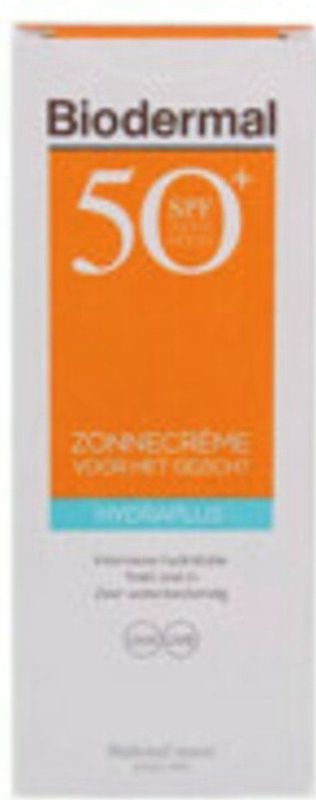 Biodermal - Zonnecrème Gezicht Hydraplus - SPF 50+ - 50ml