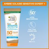 Garnier - Ambre Solaire Sensitive Expert+ - Zonnebrandmelk - SPF 50+ - Reisformaat 50 ml