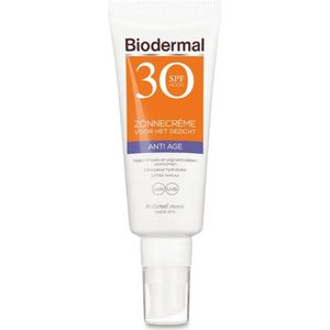 Biodermal - Zonnecrème Gezicht - Anti Age - SPF 30 - 50ml