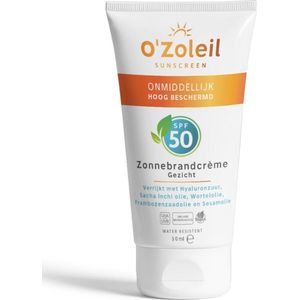 O'Zoleil - Zonnecreme Gezicht - SPF 50 - 2 x 50 ml - Voordeelverpakking