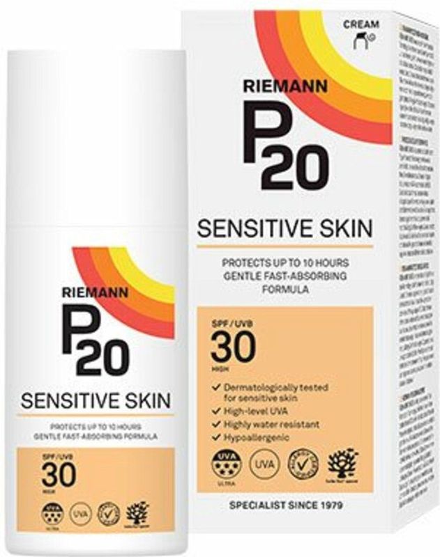 P20 - Sensitive - Zonnebrand Lotion - 200 ml - SPF 30 - Voor Gevoelige Huid