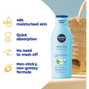 NIVEA - Sun After Sun Hydrate Lotion - 200 ml - Hydraterende Kalmerende Lotion