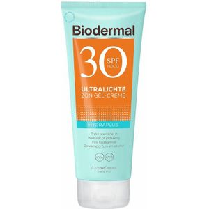 Biodermal - Sun Body Gel Cream - SPF 30 - Ultralicht - Zonder Parfum