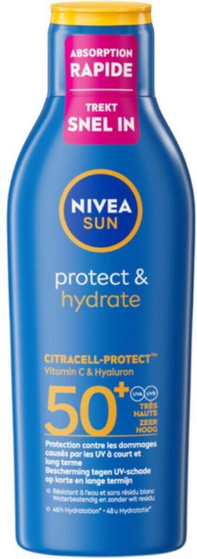 NIVEA - Sun Protect & Hydrate - Zonnemelk - SPF 50+ - 200 ml