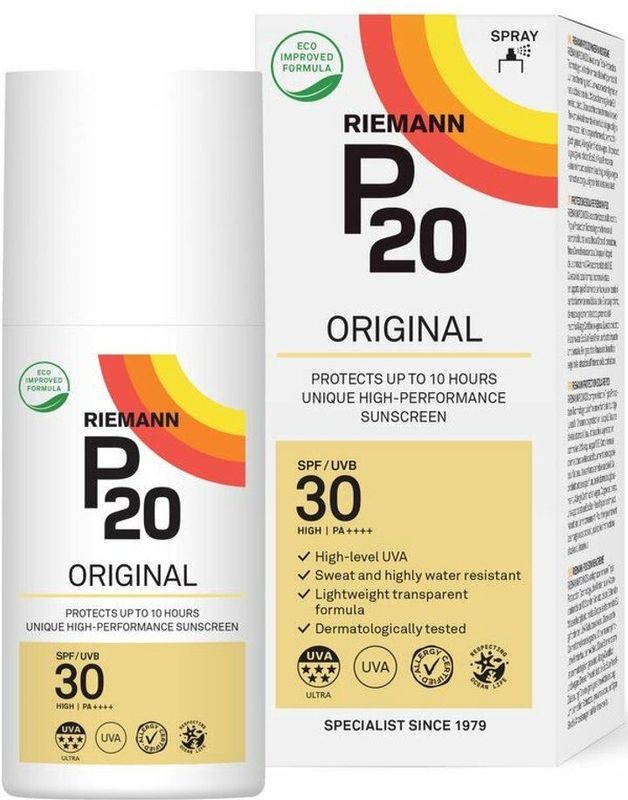 P20 - Original - Zonnebrand - SPF 30 - Transparante Spray