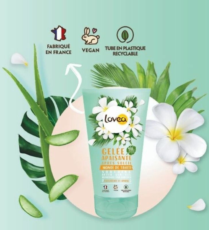 Lovea - Kalmerende Aftersun Jelly - 150 ml - Tahiti Monoï