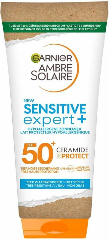 Garnier - Ambre Solaire Sensitive Expert+ - Zonnebrandmelk - SPF 50+ - 175 ml